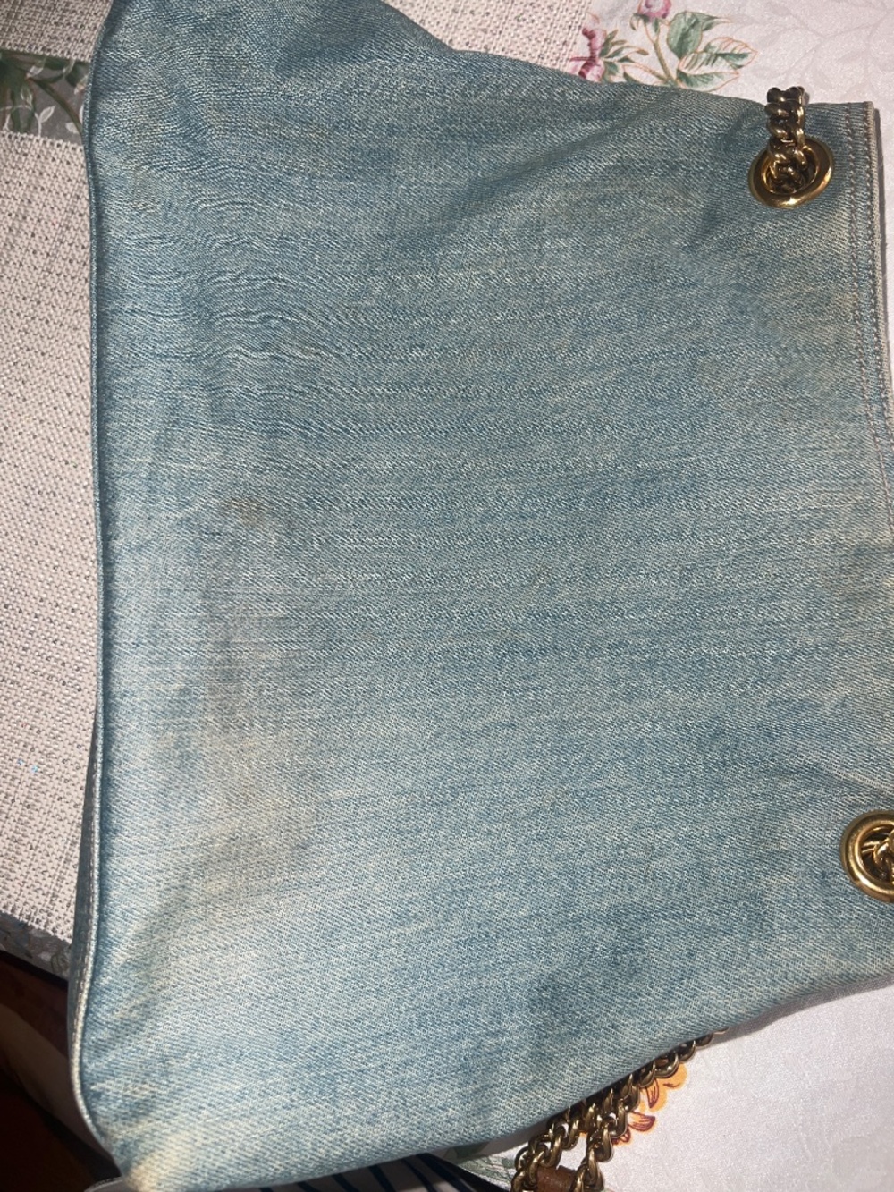 Gucci Soho Denim Tote Bag - Picture 7 of 15